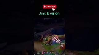 League of legends Jinx E vision leagueoflegendstips jinx [upl. by Ginnifer]