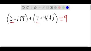 In Exercises 1732 add or subtract as indicated Write the result in the form ab i 2i √3… [upl. by Evod]