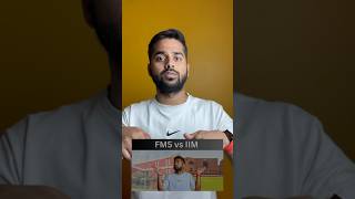 FMS vs IIM which one is best  sunnsagar [upl. by Akehsat]