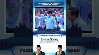 Damianus menyampaikan harapannya utk Presiden Prabowo agar korupsi di Indonesia bisa diberantas [upl. by Goodkin293]