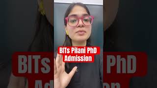 BITs Pilani PhD Admission 2024 bitspilani phdadmission2024 [upl. by Belldame]