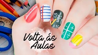 MELHORES DECORAÇÕES DE UNHAS VOLTA ÁS AULAS  Anatododia 22 [upl. by Neehs708]