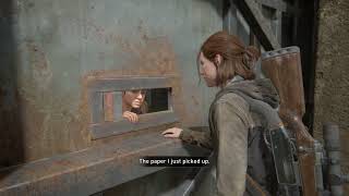 TLOU2  missable ellie and dina conversation [upl. by Asiek80]