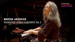 Martha Argerich Plays Prokofiev Piano Concerto No3  Singapore International Piano Festival 2018 [upl. by Ecydnac]