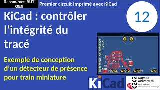 Premier PCB avec KiCad 8 12  Contrôler les règles de conception [upl. by Schuler]