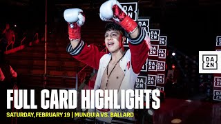 FULL CARD HIGHLIGHTS  Jaime Munguía vs DMitrius Ballard [upl. by Llenrub]