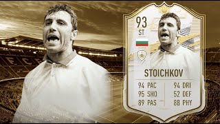 FIFA 21 HRISTO STOICHKOV 93 PRIME ICON MOMENT PLAYER REVIEW I FIFA 21 ULTIMATE TEAM [upl. by Drugge497]