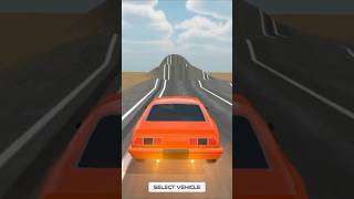 Car crash 3d demolition Driving on bumpy roads gaming shorts youtubeshorts androidgames [upl. by Doownyl]