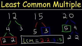 How To Find The LCM of 3 Numbers  Plenty of Examples [upl. by Norit]