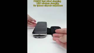 wireless charger 3 in 1 magnetic foldable wireles [upl. by Auhsuoj]