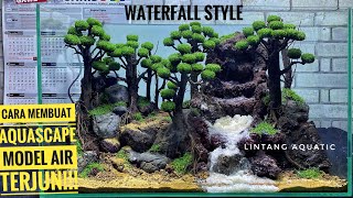 Mudah nya membuat aquascape model air terjun… [upl. by Nicolau523]