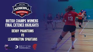 British Champs 2024 Womens Final Highlights  Derby Phantoms vs Leamington Spartans [upl. by Azrim]