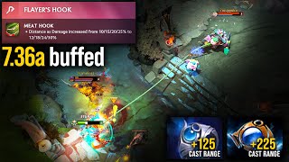 Pudges Flayers Hook Facet 2 Got Buffed in 736a  Pudge Official [upl. by Lipkin]