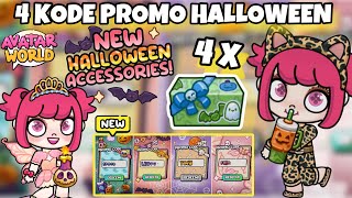 4 NEW PROMO CODE HALLOWEEN GRATIS DI AVATAR WORLD PAZU [upl. by Bergen]