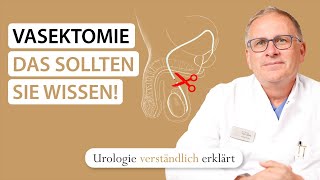 Vasektomie Alles Wissenswerte zur SterilisationsOP beim Mann – mit Prof Dr med Sven Lahme [upl. by Ataeb]