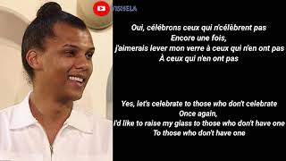 English Translation Stromae  Santé  Lyric Video [upl. by Harrietta]