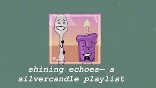 shining echoes— a folkesque silvercandle playlist music  rain sounds [upl. by Leanahtan]