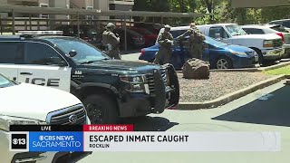 Escaped Roseville shooting suspect caught in Rocklin [upl. by Anyg466]