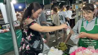 Night Market in Phayao Thailand [upl. by Novel]