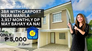 WOW SULIT MURANG BAHAY SA CAVITE I 3KMO LANG I TOWNHOUSE 58  NEAR MANILA  HOUSE TOUR 19 [upl. by Edwine]