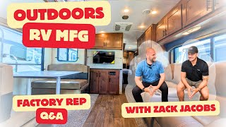 Outdoors RV  Factory Rep QampA  Featuring Zack Jacobs from Outdoors RV Manufacturing [upl. by Lawrence]