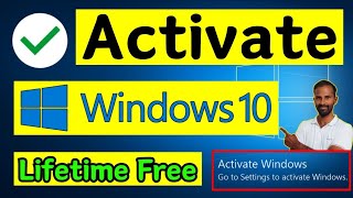 ✅How to Activate Windows 10 for Free in Tamil  Remove Windows 10 Activation Watermark Permanently [upl. by Zalucki]