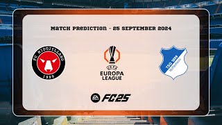 FC Midtjylland vs TSG 1899 Hoffenheim  Prediction  202425 UEFA Europa League  EA FC 25 [upl. by Marie-Ann]