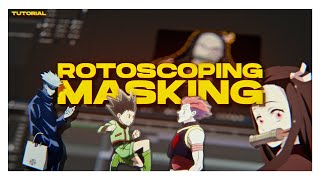 After Effects AMV Tutorial  How I Mask and Rotoscope [upl. by Turoff]