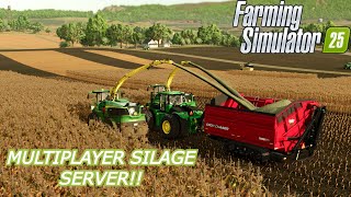 FS25 MULTIPLAYER SILAGE LIVE  Riverbend Springs  Farming Simulator 25 [upl. by Gawain]