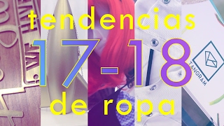 TENDENCIAS de moda 1718  Intermoda [upl. by Erek]