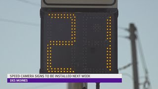 Speed camera signs to be installed in Des Moines next week [upl. by Durman326]