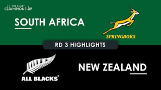 HIGHLIGHTS  SOUTH AFRICA v NEW ZEALAND  The Rugby Championship 2024 [upl. by Kelwunn608]