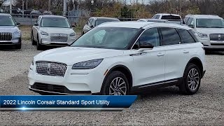 2022 Lincoln Corsair Standard Sport Utility Kent Akron Stow Canton Cleveland [upl. by Karlens]