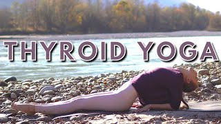 20 MIN THYROID YOGA  A Beginner Friendly Sequence To Stimulate Your Thyroid [upl. by Nosle]