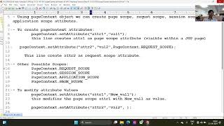 67 pageContext Attributes in JSP  JSP Tutorial  2024 10 23 09 25 49 [upl. by Netsriik448]