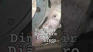 Diminuir tamanho da lona do disco de embreagem [upl. by Leonard667]