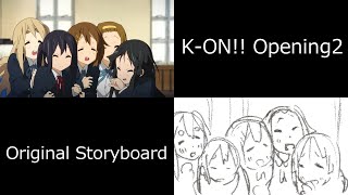 Kon Opening 2『 UtauyoMIRACLE 』Storyboard Comparison [upl. by Lynette777]