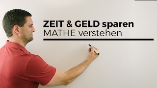 ZEIT amp GELD sparen und MATHE verstehen mit ERKLÄRVideos  Mathe by Daniel Jung [upl. by Dianuj]