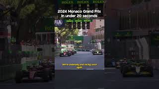 2024 Monaco Grand Prix Highlights in under 20 seconds shorts [upl. by Petrick]