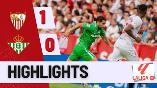 Sevilla 10 Real Betis Lukébakio’s Penalty Seals Derby Victory [upl. by Repooc]