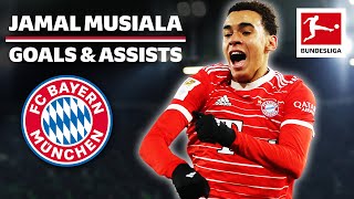 Jamal Musiala  All Goals and Assists 202223 [upl. by Lamb]