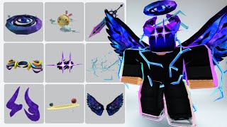 12 FREE PURPLE GALAXY ITEMS ROBLOX NEW 2024 [upl. by Etty]