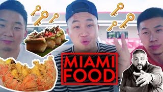 MIAMI FOOD DJ Khaled  Asian Fusion  Finga Licking Fung Bros Food [upl. by Lipson]