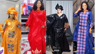 Robes et Tuniques en bazin pour toutes les occasions couturesénégalaise pourtoi ❤️💕🔥🎉 [upl. by Llyrehc496]