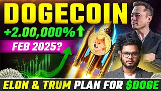 DOGECOIN  ₹450 in Feb Elon Musk Plan amp Dogecoin Price Prediction [upl. by Warrick166]