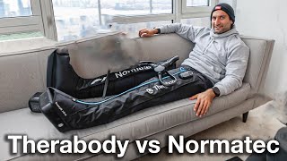 I Tested the Best Compression Boots Therabody vs Hyperice Normatec [upl. by Kerad]