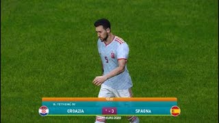 CROAZIA  SPAGNA EURO 2020 [upl. by Kirkpatrick221]