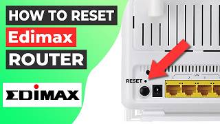 🔁 How to Reset Edimax router to factory default settings [upl. by Ahsiemac]