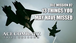 Things you may have missed in quotAnchorhead Raidquot  Ace Combat 7 Skies Unknown DLC [upl. by Eanore]