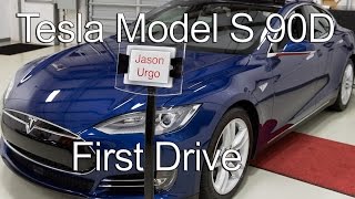 Getting the Tesla Model S 90D First Day Driving [upl. by Ronel]